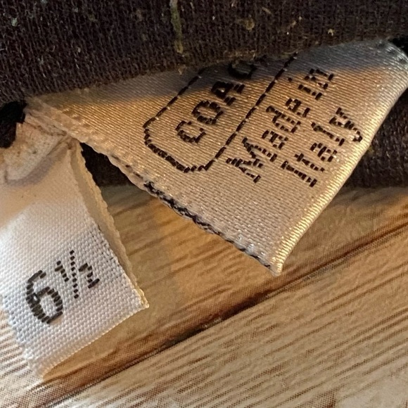 Coach VINTAGE LEATHER SILK LINED DRIVING GLOVES SIZE 6 1/2 - Picture 8 of 9